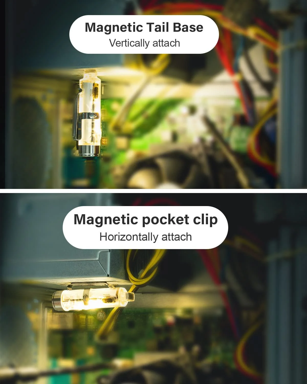 Ліхтарик RovyVon A8 G4 Перезаряджуваний USB C, 650 люмен, 6500K, EDC, з бічними вогнями (365 нм УФ + червоне + біле), фото №4