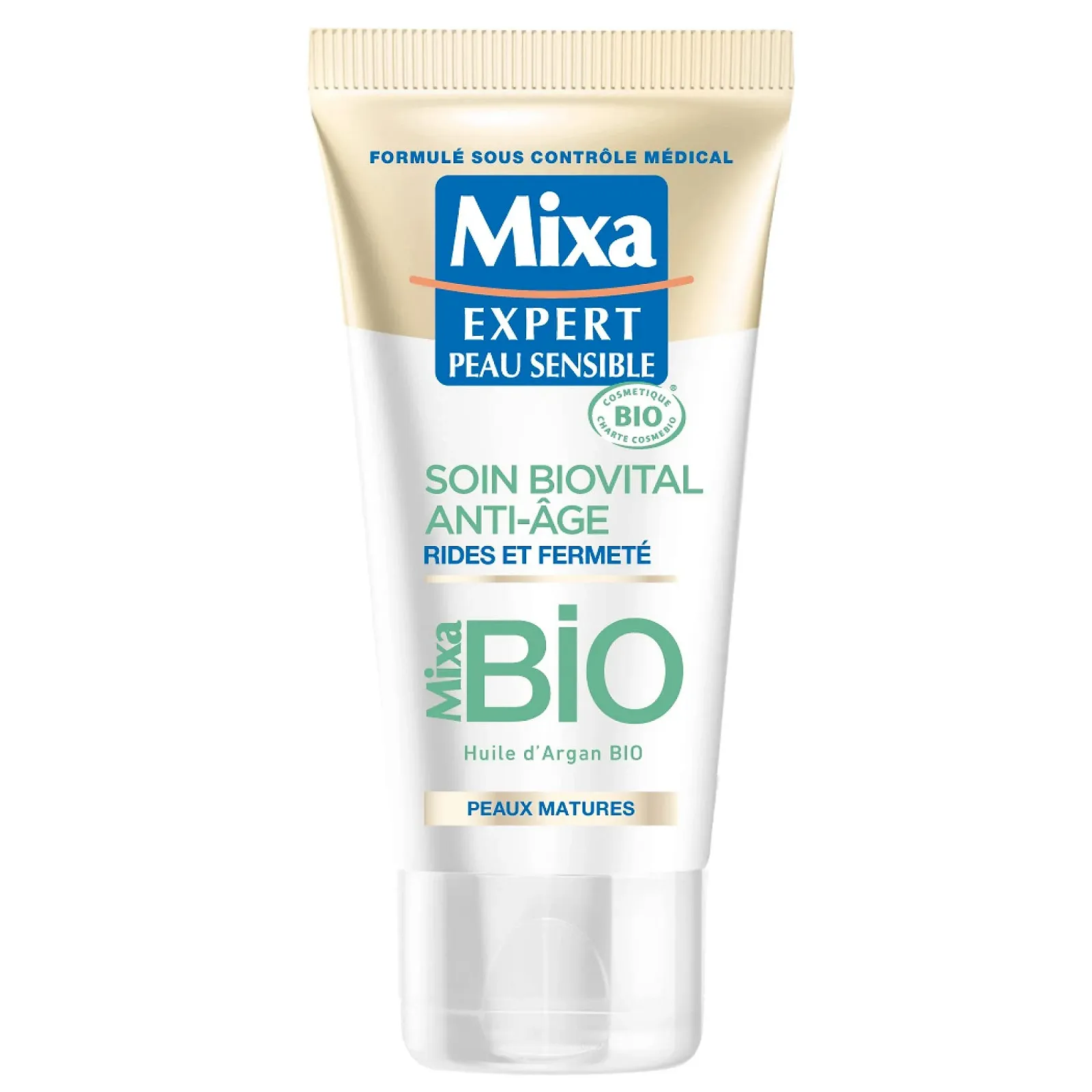 Денний крем MIXA Biovital BIO проти зморшок та в'ялості 50 мл, фото №1 Денний крем MIXA Biovital BIO проти зморшок та в'ялості 50 мл, фото №1