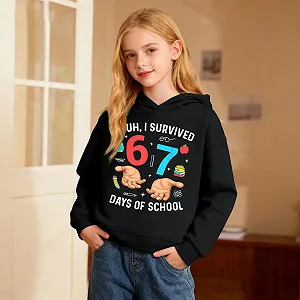 Худи с мемом 67 Six Seven с длинными рукавами, толстовка с капюшоном с узором мороженого 67, повседневный свитшот, подростковая уличная одежда, модный джемпер для девочек и мальчиков synthetic.ua - Фото 1