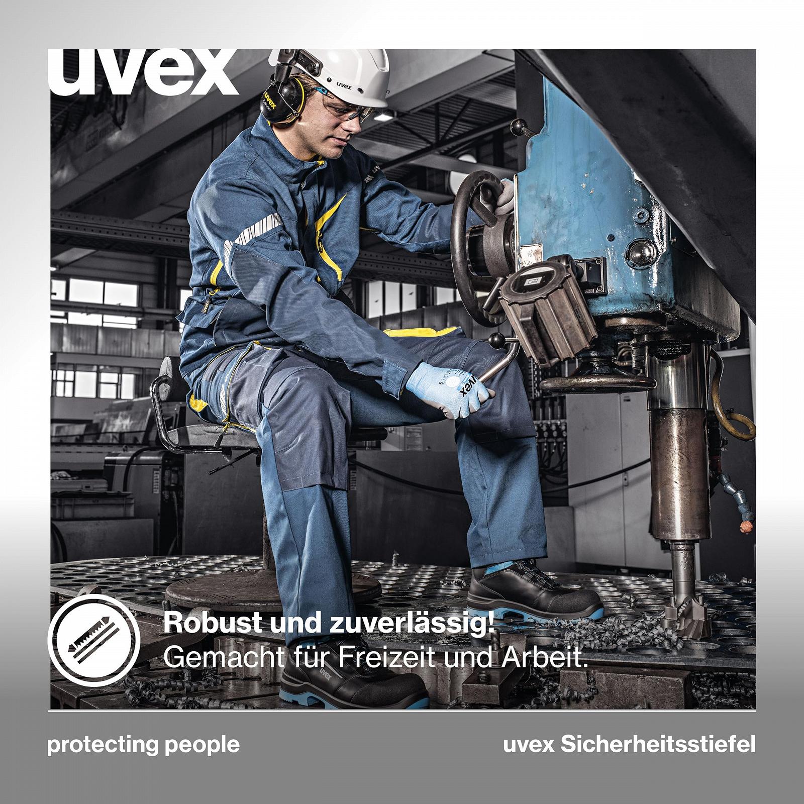 Мужские рабочие ботинки из кожи Uvex 2 Xenova S3, фото №7