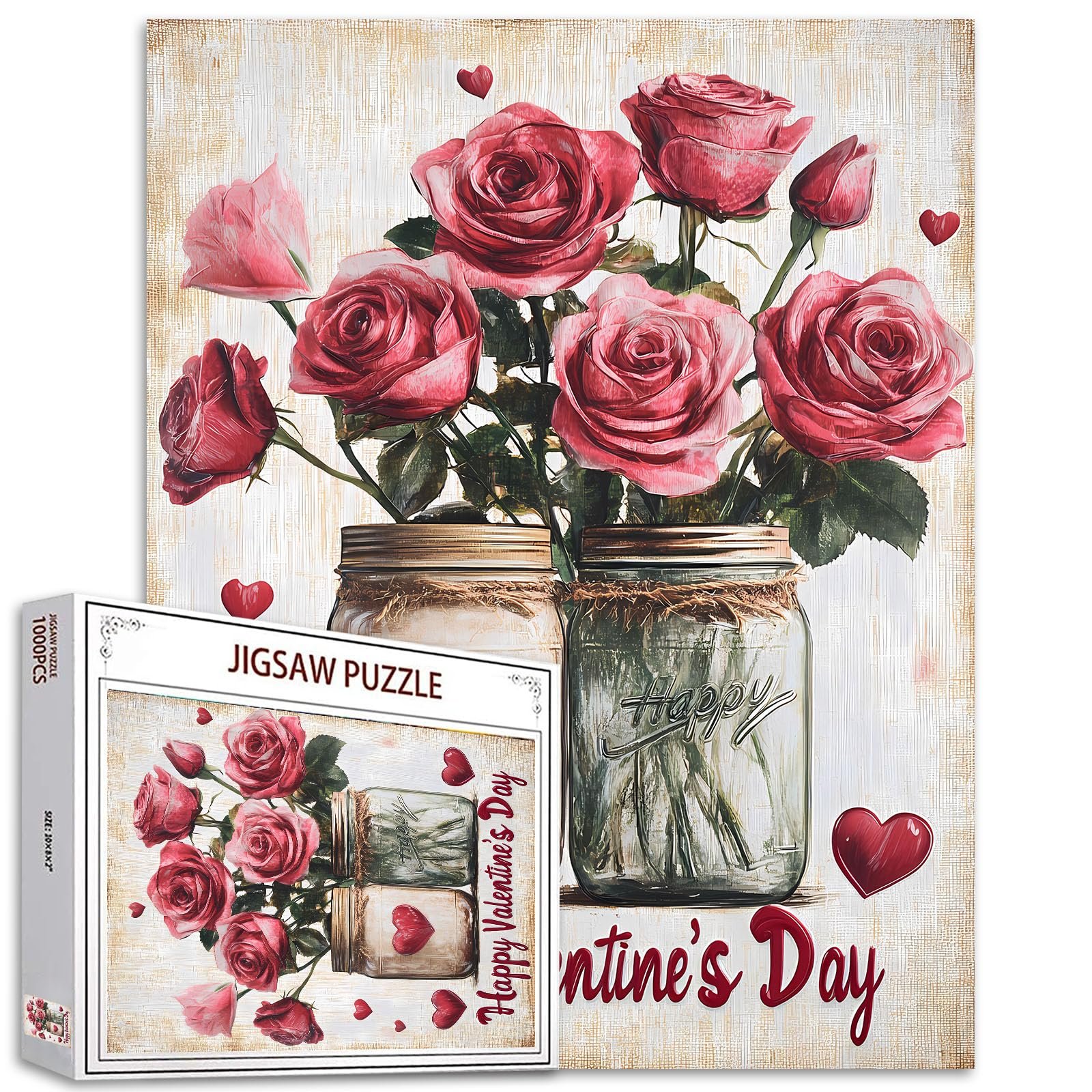 Пазл Tucocoo Roses in Vase Rose in Glass Bottle 1000 деталей, фото №1 Пазл Tucocoo Roses in Vase Rose in Glass Bottle 1000 деталей, фото №1