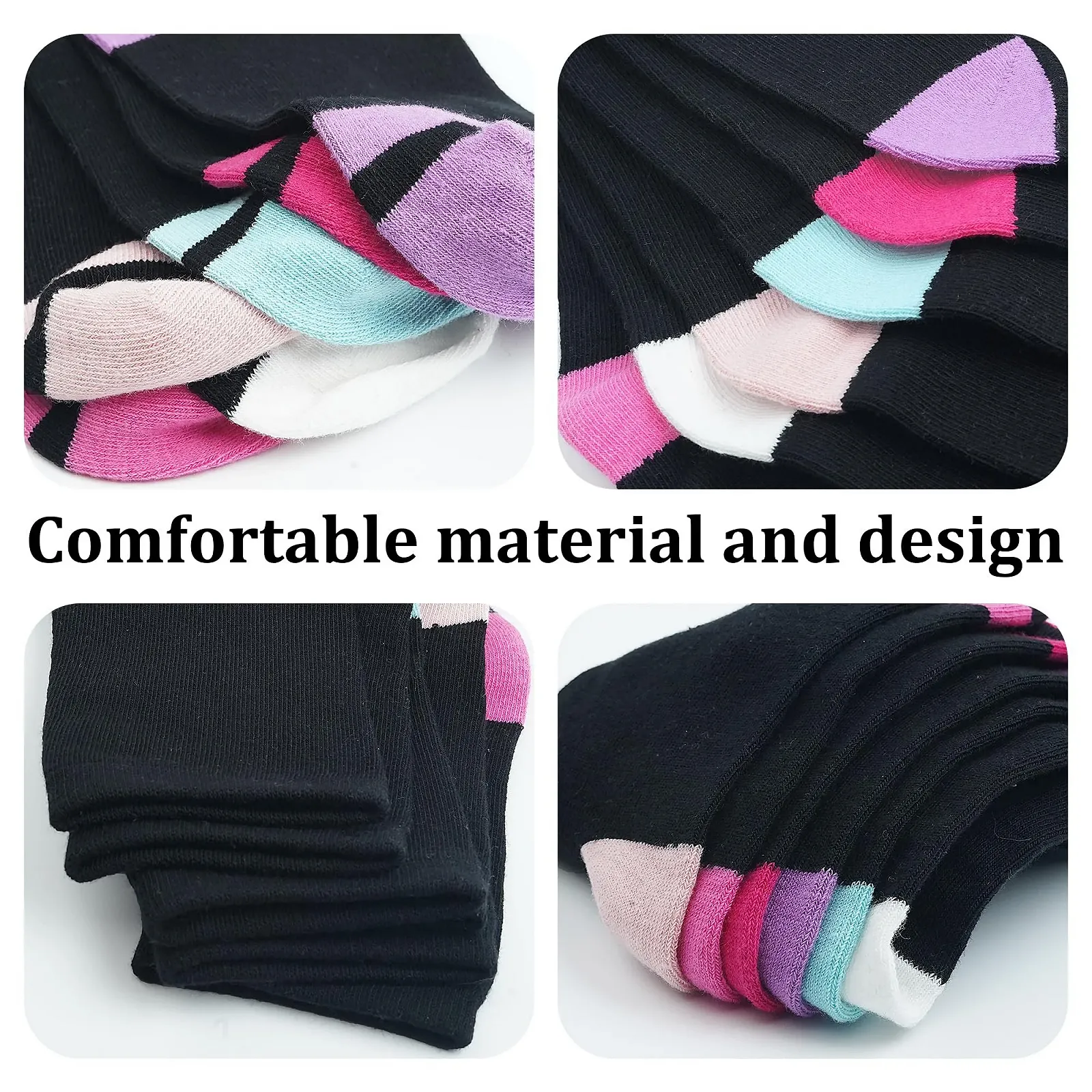 Шкарпетки L&K-II 6/12 пар Жіночі до щиколотки, фото №6