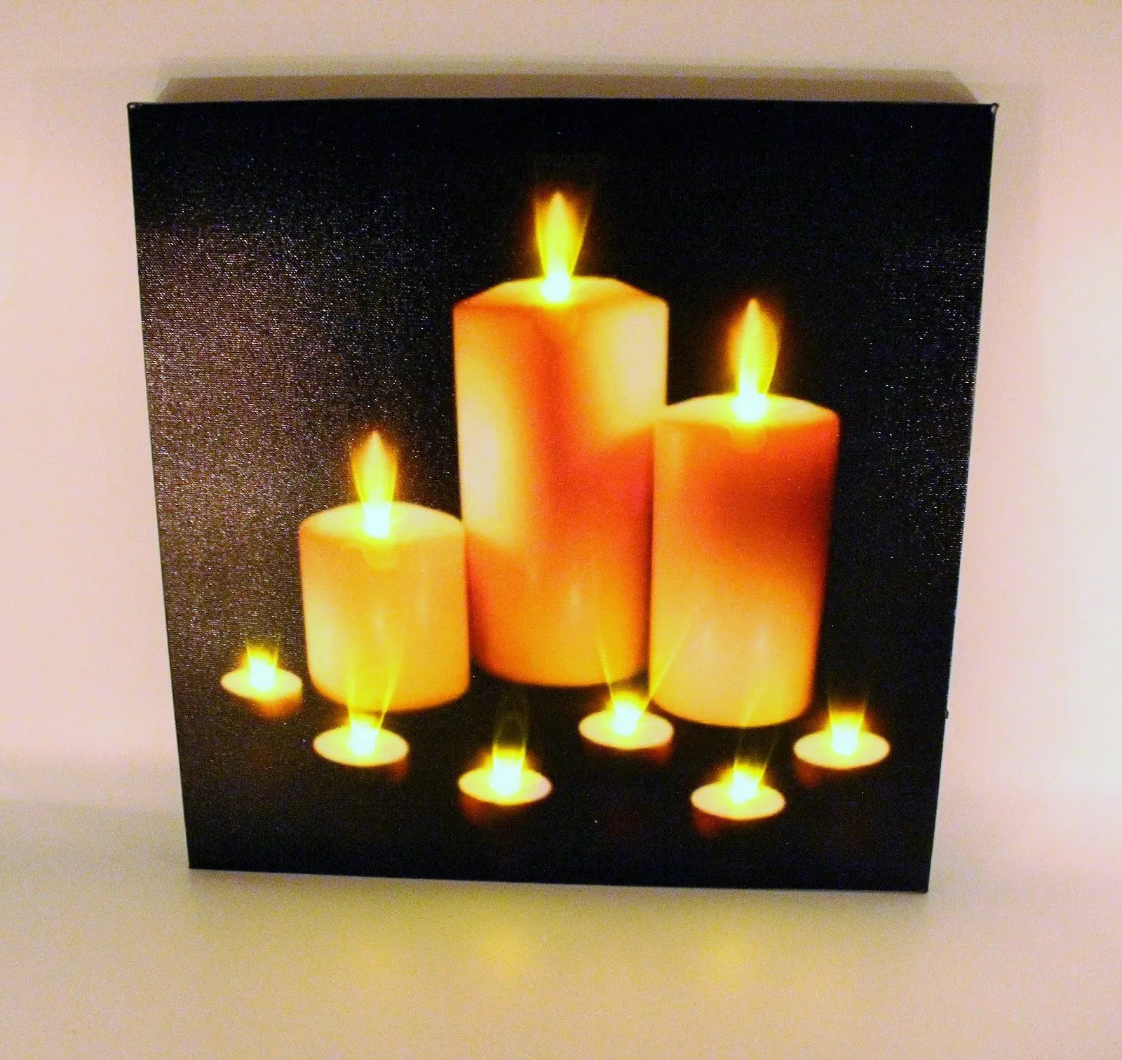 Картина на холсте с LED-подсветкой Luna24 9 свечей 30 x 30 см, фото №3