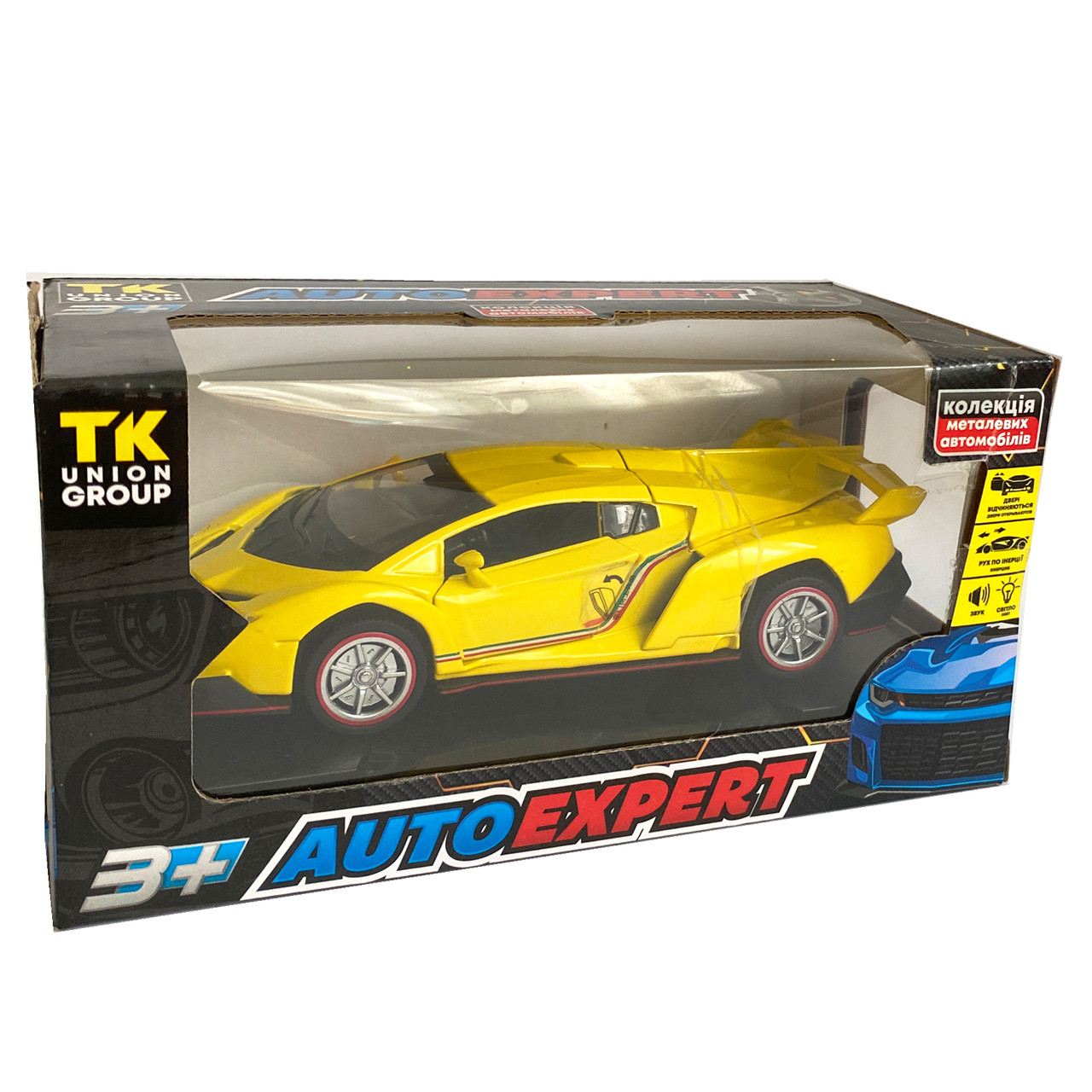 Ігральна машина металевий Lamborghini Lamborghini Авто Експерт жовтий колір світло звук інерція, фото №7 Ігральна машина металевий Lamborghini Lamborghini Авто Експерт жовтий колір світло звук інерція, фото №7