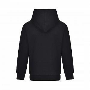 Дитяче худі з графікою звіра Чорний Легкий з довгими рукавами Толстовка для хлопчиків synthetic.ua - Фото 1