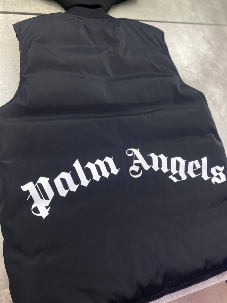 Жилет черный Palm Angels v025, фото №4