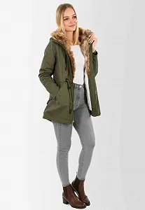 Парка Navahoo B648 Женская зимняя длинная с мехом Teddy synthetic.ua - Фото 1