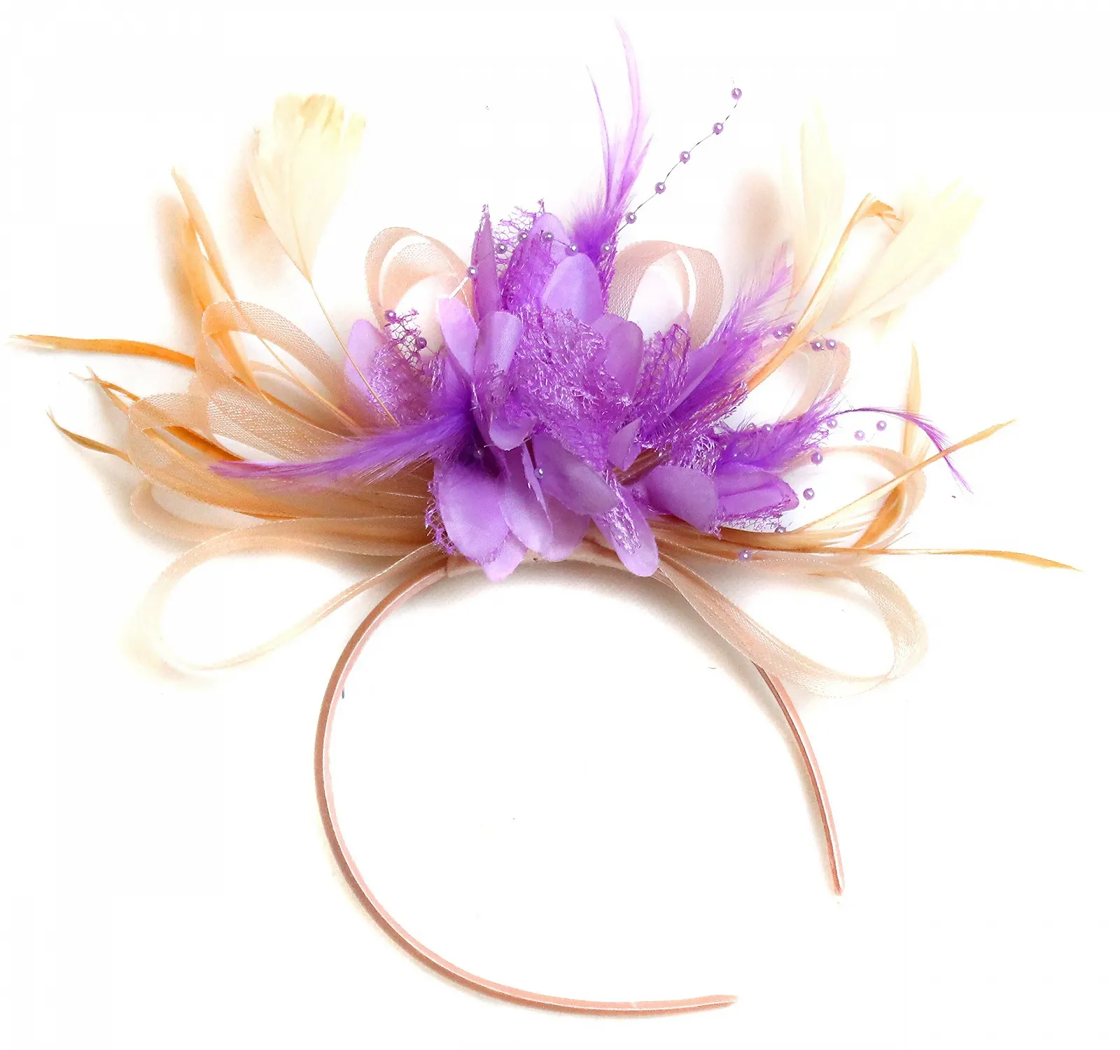 Обруч для волосся з пір'ям, фото №1