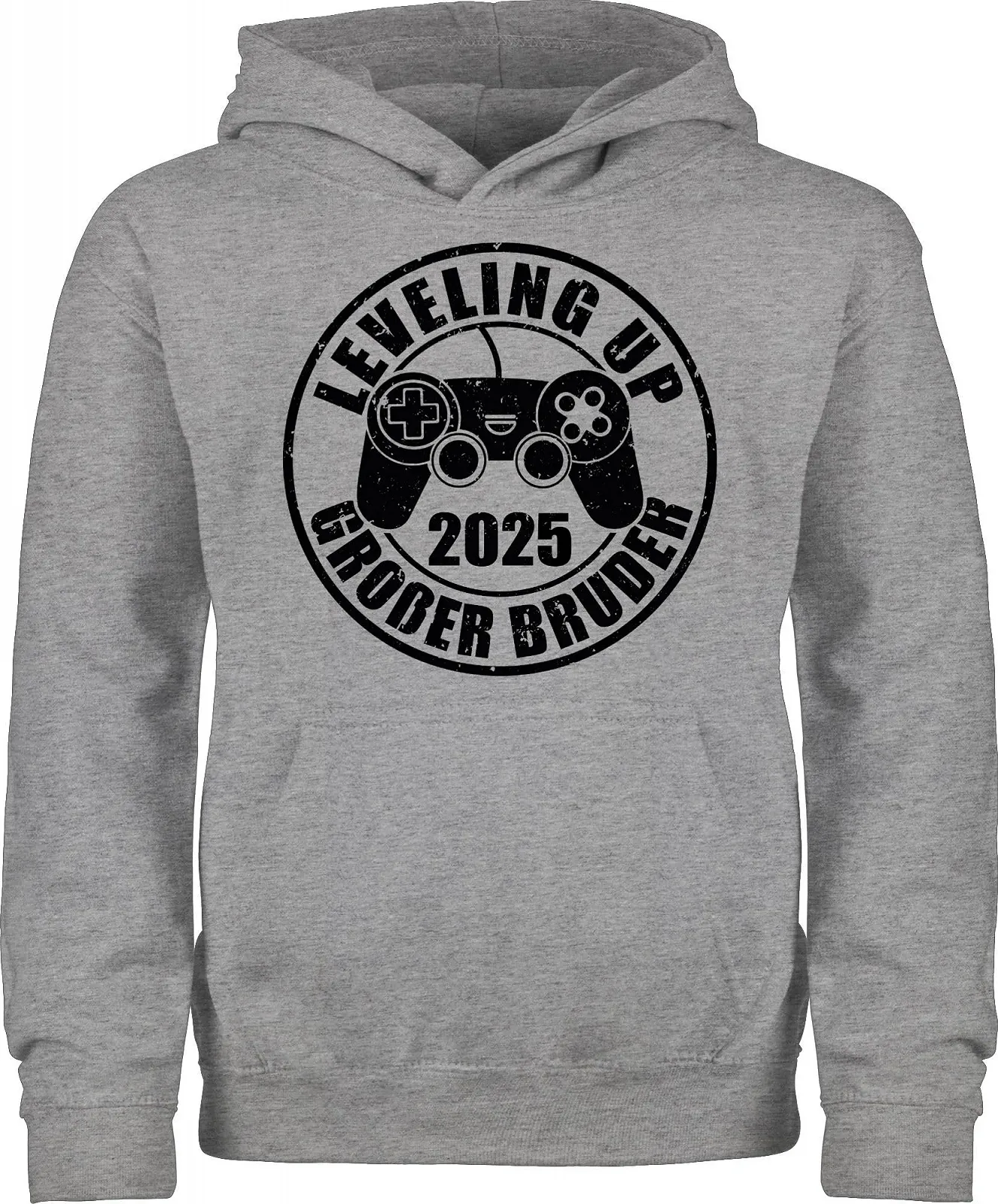 Худі Shirtracer для дітей хлопчиків і дівчаток Leveling Up Big Brother, фото №1