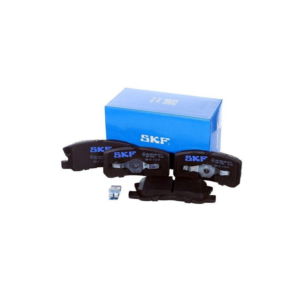 Комплект гальмівних колодок, дискове гальмо SKF VKBP 90222 для CHRYSLER CITROËN DODGE LANCIA, фото №1 Комплект гальмівних колодок, дискове гальмо SKF VKBP 90222 для CHRYSLER CITROËN DODGE LANCIA, фото №1