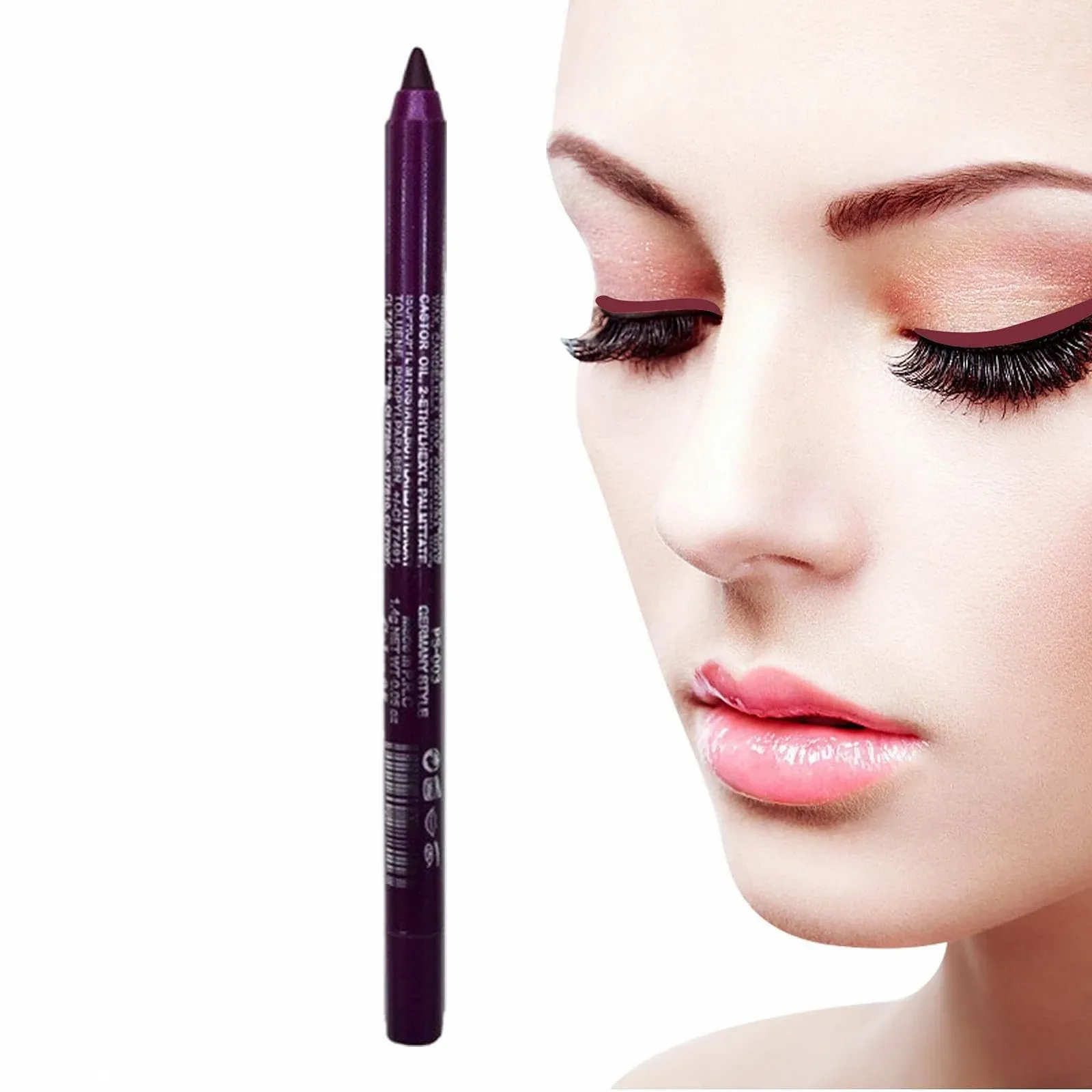 Карандаш для глаз Coloured, Водостойкий, Быстросохнущий, устойчивая к размазыванию, фото №1