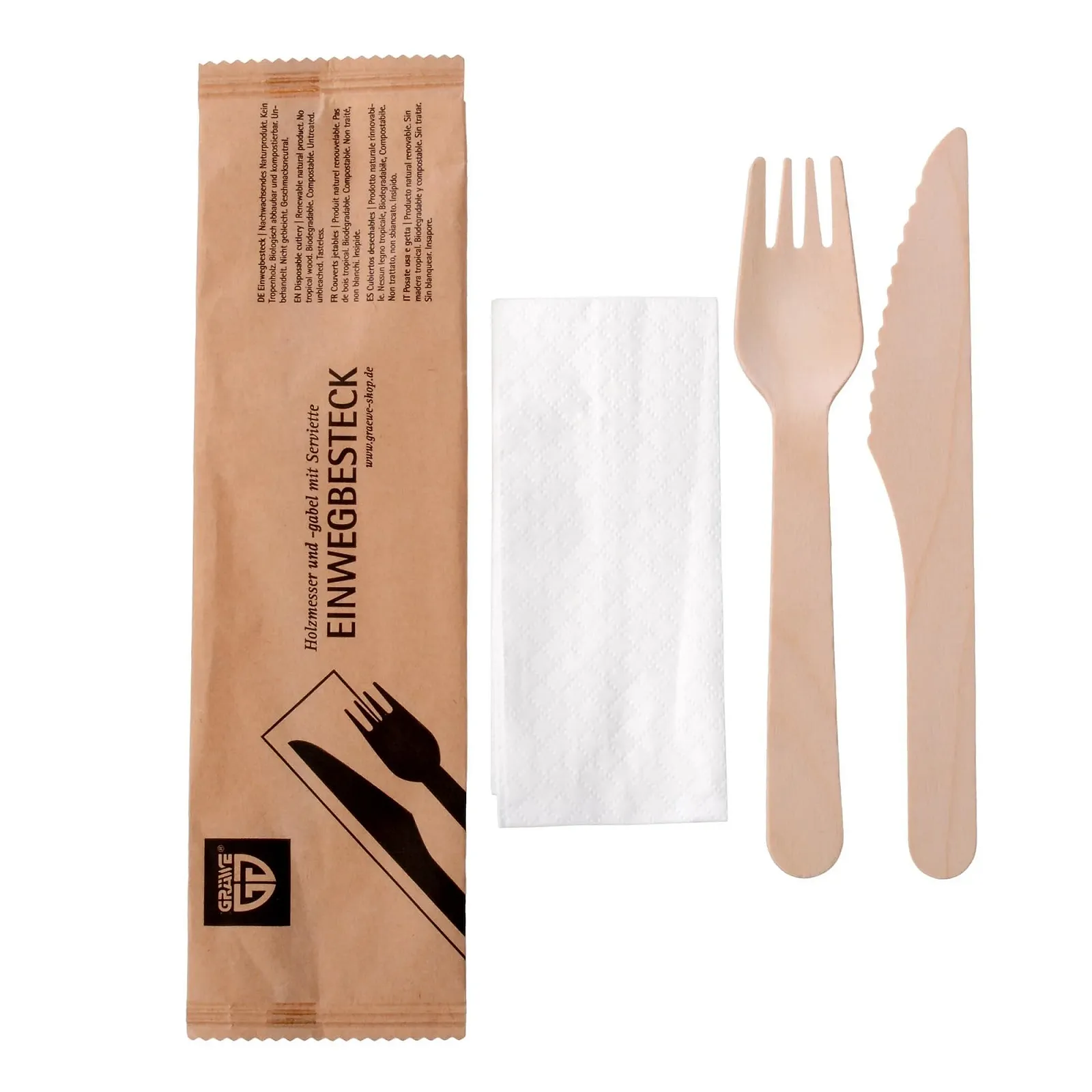 Дерев'яні виделки та ножі GR, фото №1 Дерев'яні виделки та ножі GR, фото №1