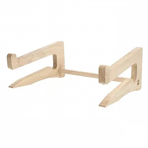 Підставка для ноутбука дерев'яна FRCOLOR для дому та офісу, тримач для клавіатури, ергономічна - Фото 1