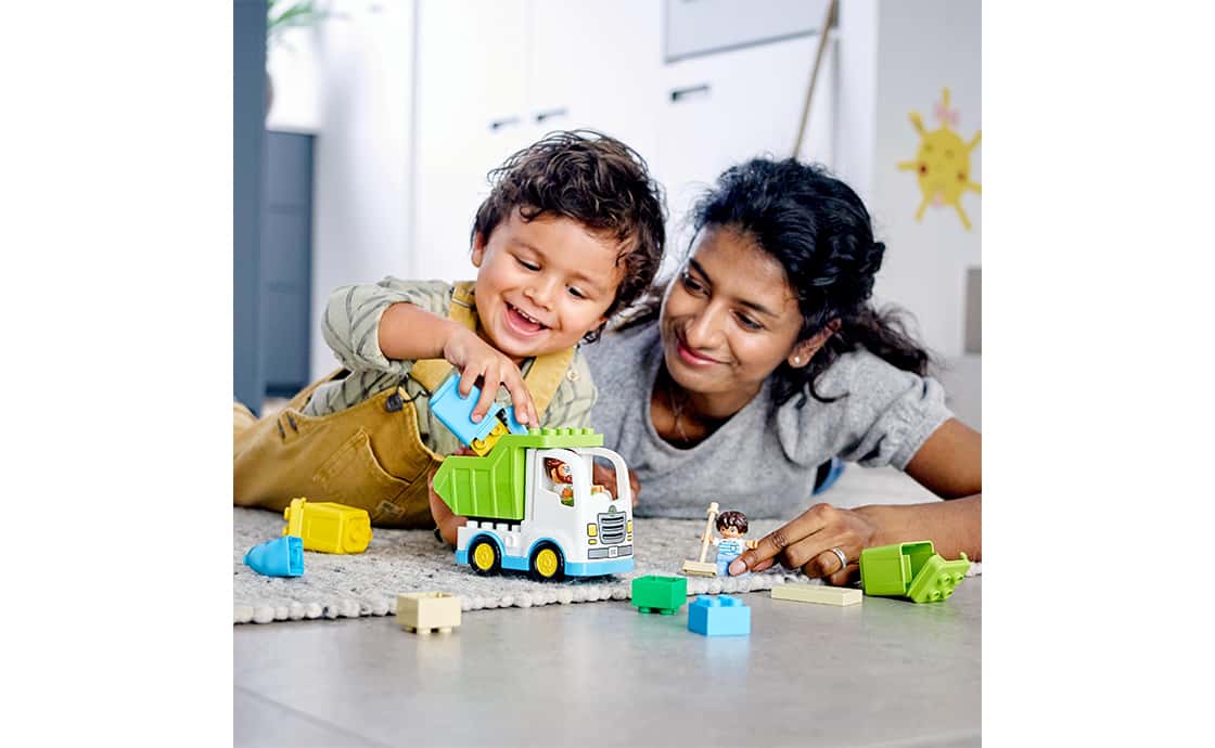 Конструктор LEGO Сміттєвоз і сміттєпереробка 19 деталей 10945, фото №3