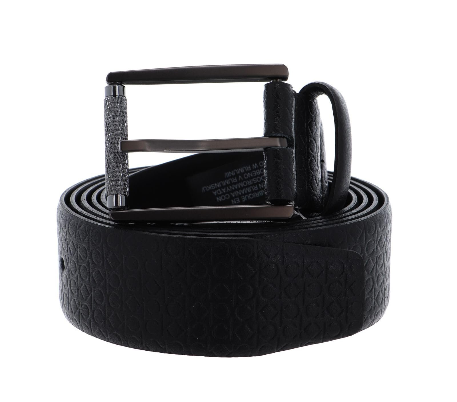 Ремень Calvin Klein Roller Buckle Nano Mono W90 Черный, черный, фото №1