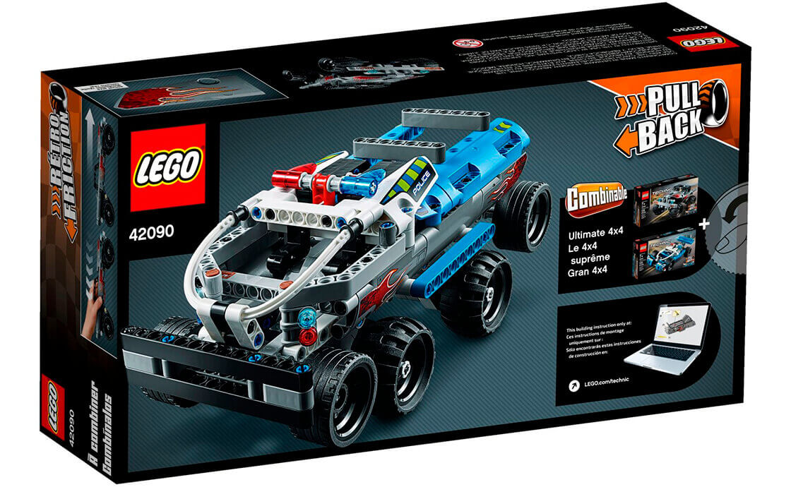 Конструктор LEGO Машина для втечі 128 деталей 42090, фото №6