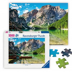 Пазл Ravensburger 12000363 Braies Wild Lake, Dolomites, South Tyrol 1000 елементів 14+ років - Фото 1