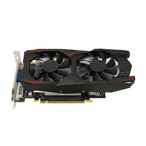 Відеокарта GTX1050Ti 4GB Відеокарта Настільна 4GB DDR5 128-розрядна Ігрова Dual Fan VGA DVI HD - Фото 1