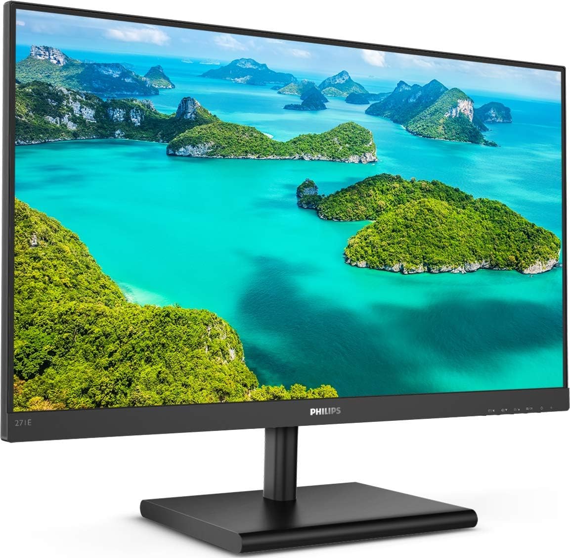Монітор 27" Philips 272E1SA Full HD IPS 75 Гц Чорний, фото №2