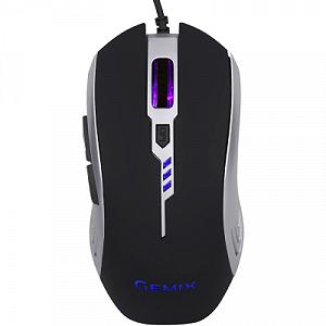 Мышка Gemix W100 USB Black/Gray ігрова поверхня W100Combo synthetic.ua - Фото 1