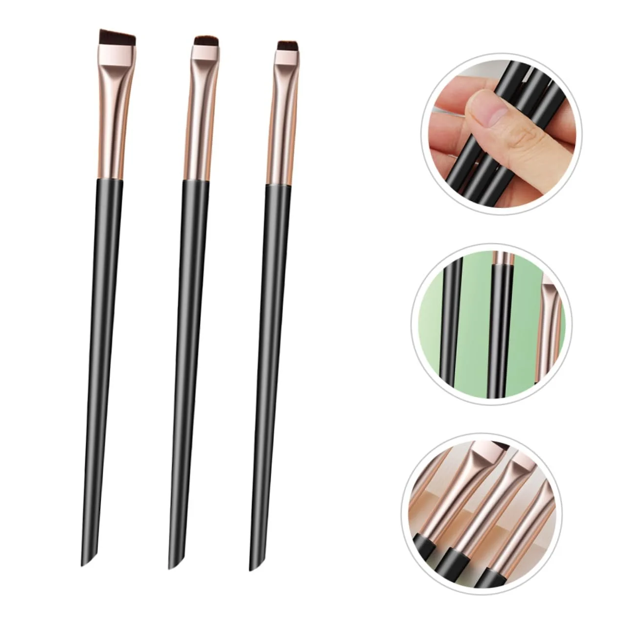 Набор кистей для теней Mikinona Угловая, фото №2