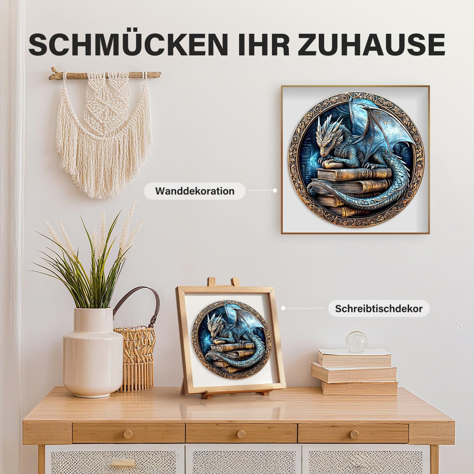 Деревянный пазл Old Dragon Фигурный L-34 x 34 см 300 элементов, фото №7