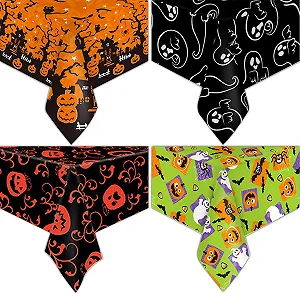 Скатертина Halloween Набір з 4 шт. 130 x 220 см Прямокутна - Фото 1