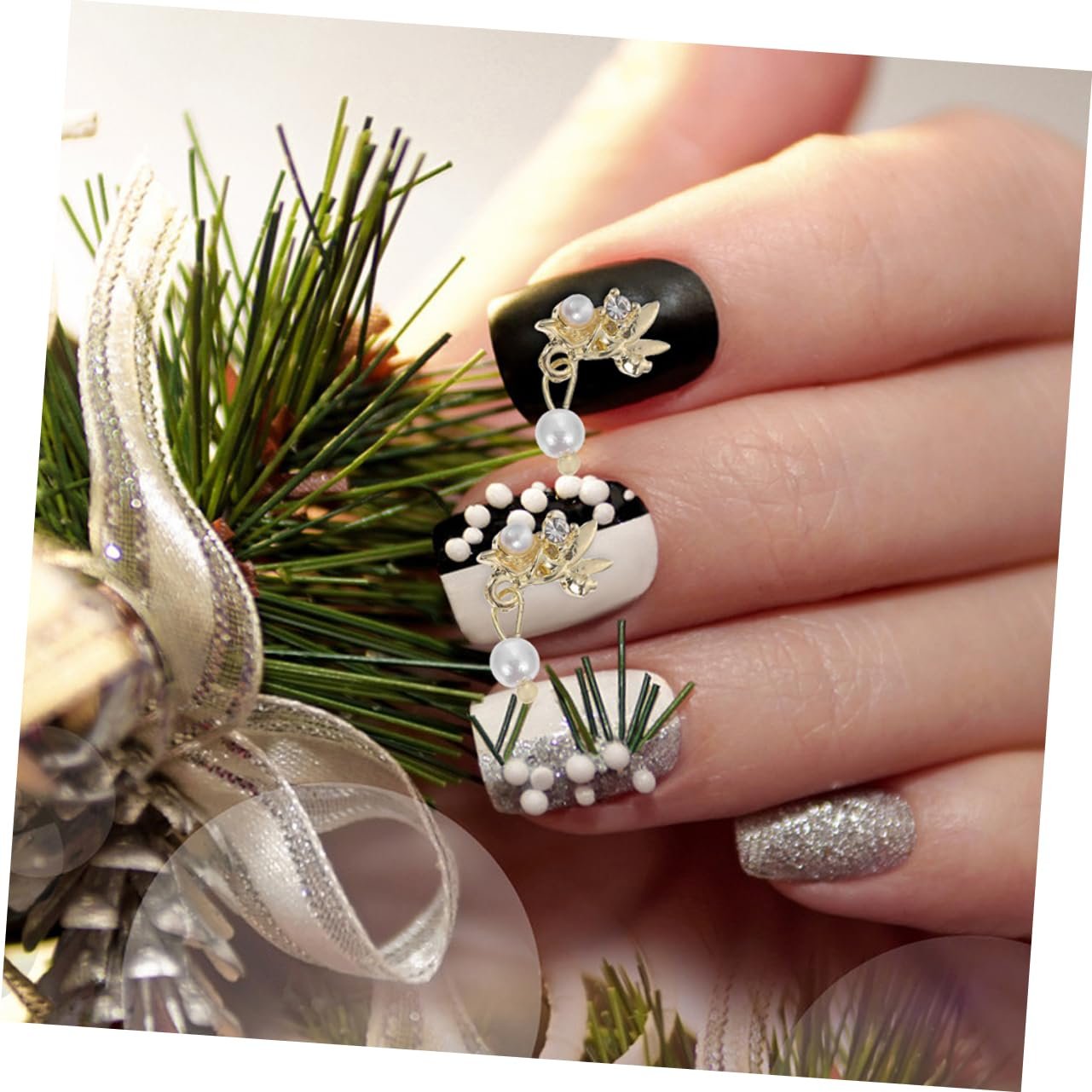 Украшения для маникюра 12 шт с жемчугом и декоративными заклепками для ногтей. Уникальное оборудование для маникюра для создания креативного дизайна ногтей для особых случаев и DIY-проектов, фото №6 Украшения для маникюра 12 шт с жемчугом и декоративными заклепками для ногтей. Уникальное оборудование для маникюра для создания креативного дизайна ногтей для особых случаев и DIY-проектов, фото №6