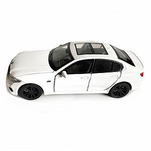Игрушечная машинка металлическая BMW 320Li БМВ белая звук свет инерция откр двери багажник капот synthetic.ua - Фото 1
