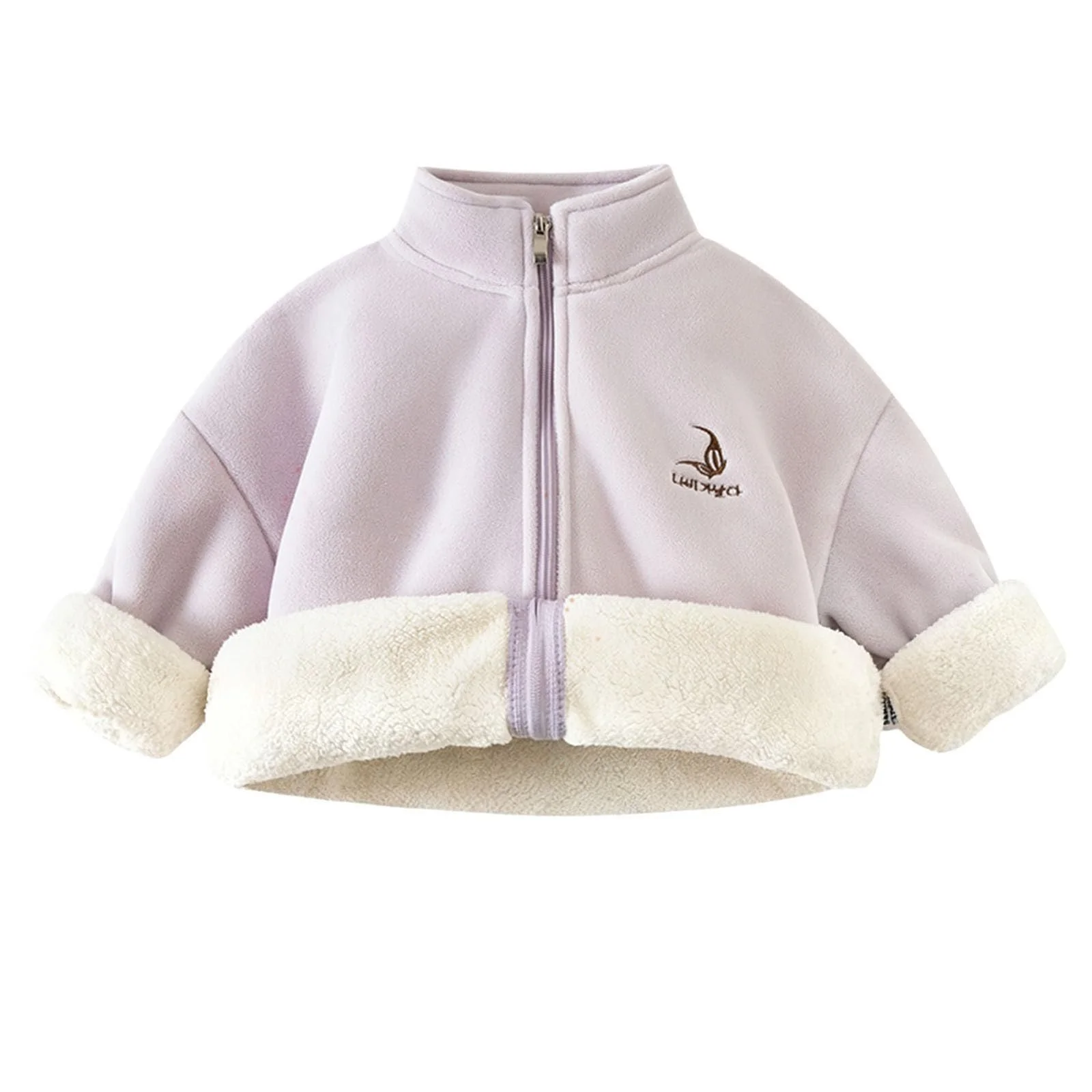 Двостороння флісова куртка для дівчат Generisch, тепла, фото №1