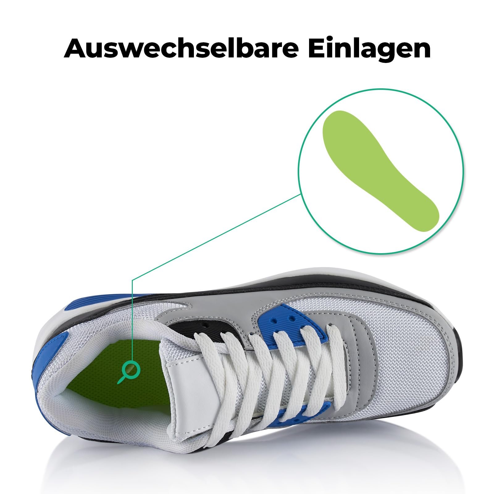 Кросівки Unisex Fusskleidung Легкі кросівки для бігу, фото №5