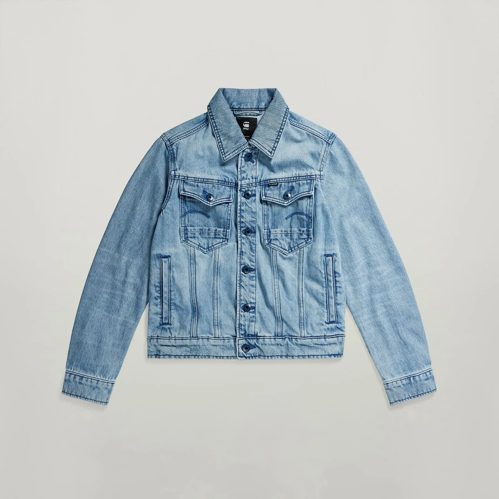 Жіноча куртка G‑Star Arc 3D Regular Jacket Valiant Denim Recycled - L, фото №4