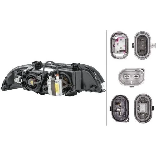 Фара головного світла HELLA 1LL 008 052-591 для BMW ліва, фото №2