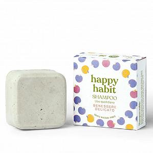 Шампунь Happy Habit Gentle Wellness Ursolic Acid Зміцнювальний Ефект Пластик Веган 60 г - Фото 1