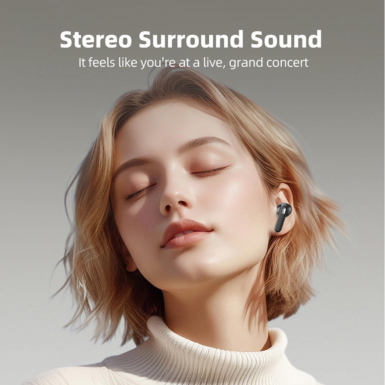 Навушники-перекладач Bluetooth 5.4 Чорний, фото №3