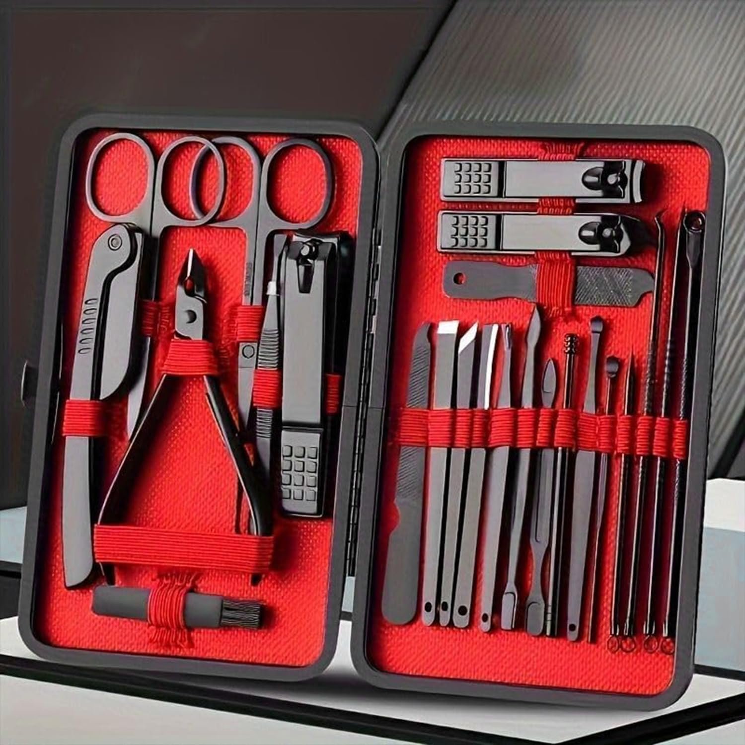 Набір для манікюру 18 предметів Портативний, фото №7 Набір для манікюру 18 предметів Портативний, фото №7