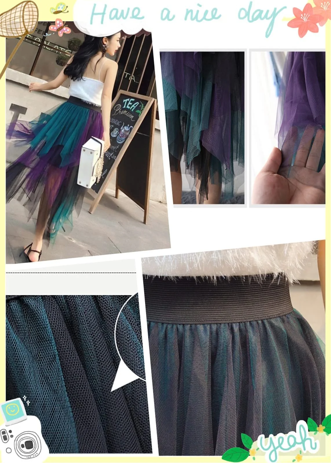 Плісирована спідниця Тюлева, фото №6