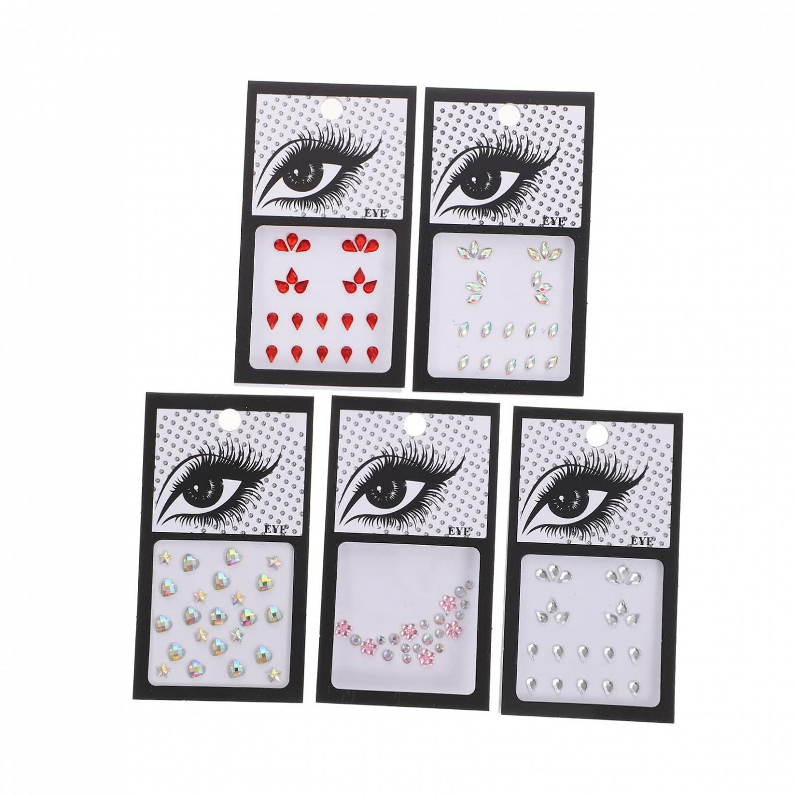 Стразы для ногтей Healeved 20 листов, самоклеящиеся, разных цветов, фото №1