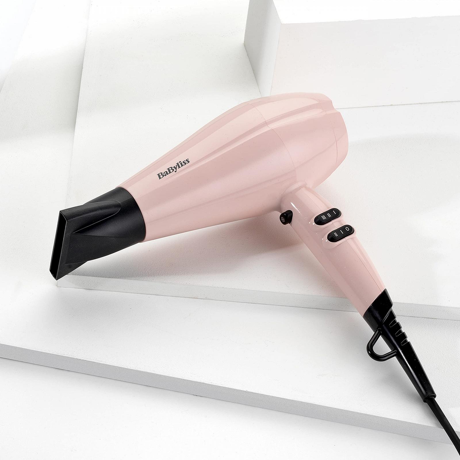 Фен BaByliss Rose Blush 5337PRE, 2200 Вт, 3 температурных режима, 2 режима скорости, фото №5