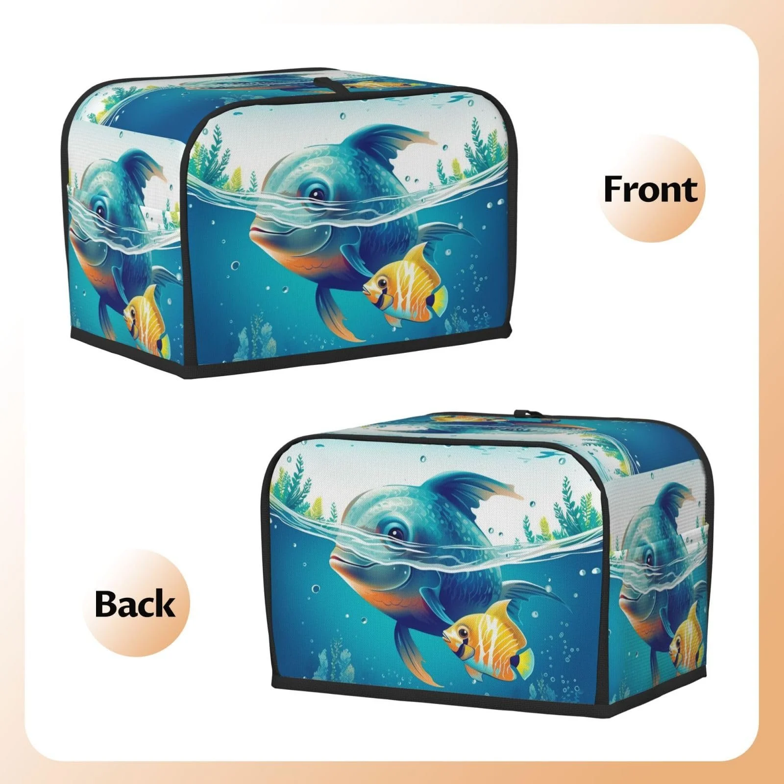 Чохол для 2-скибочного тостера з двома кишенями, фото №6 Чохол для 2-скибочного тостера з двома кишенями, фото №6