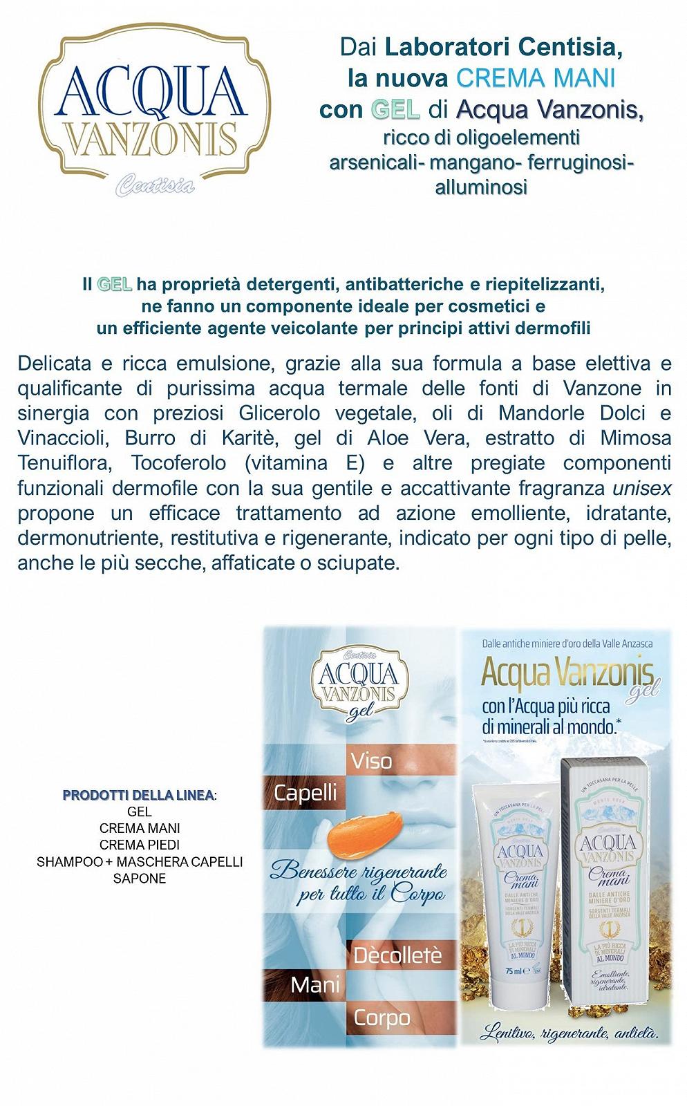 Крем для рук Centisia Acqua Vanzonis 75 мл, фото №2