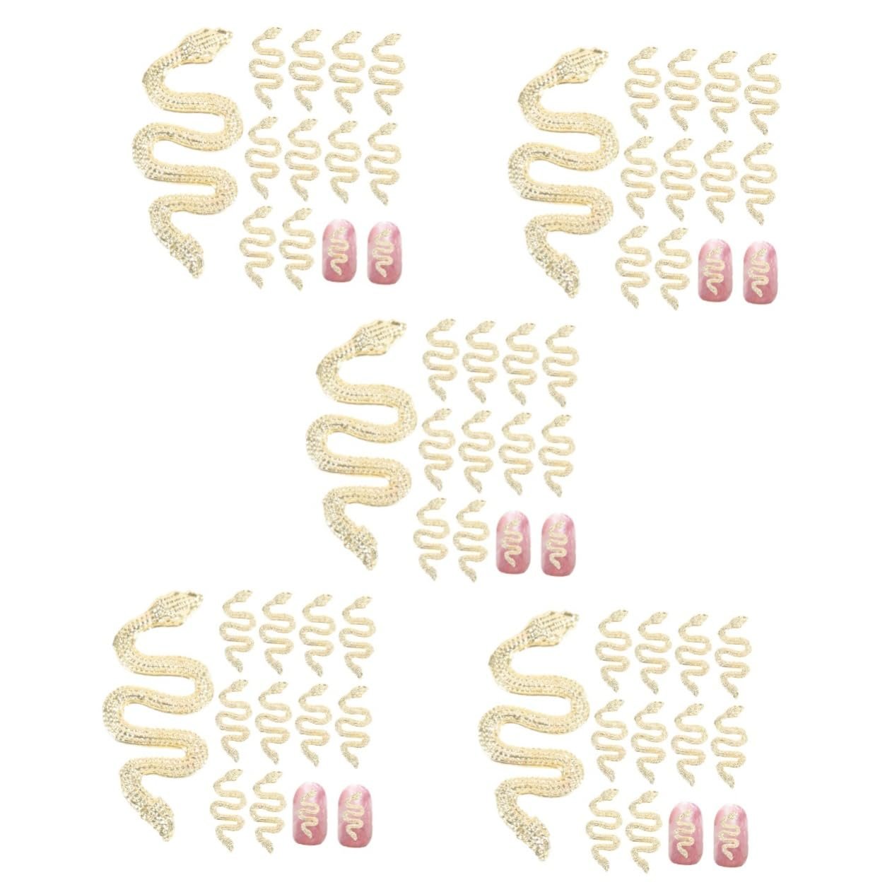 Украшения для ногтей ABOOFAN 150шт Декоративные украшения для маникюра со стразами для творческого дизайна ногтей Блестящие змеиные аксессуары для ногтей для индивидуального дизайна, фото №1