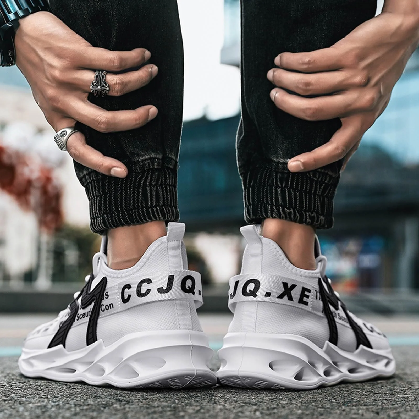 Кросівки Famzuneu Чорний, фото №4