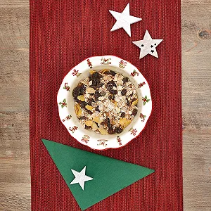 Миска Maestro Natale MamboCat 17.5 см 470 мл Керамика Италия Рождественский декор synthetic.ua - Фото 1