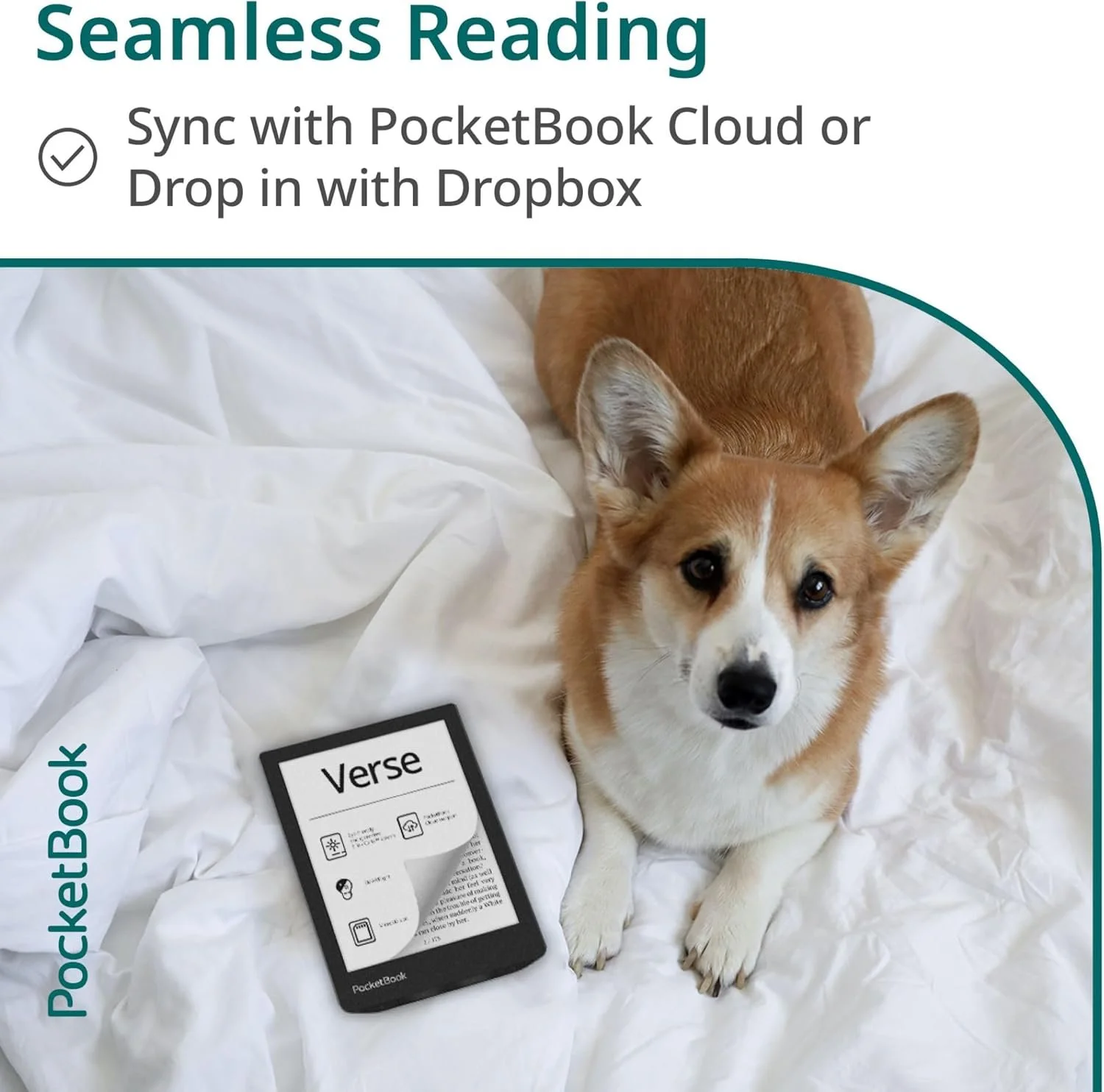 Електронна книга 6" PocketBook Verse PB629 / 8ГБ / Wi-Fi / Bluetooth / SD слот / Кольоровий сенсорний E-Ink Carta 1024х758 / Налаштовувана яскравість / До 1 місяця роботи від батареї / Сірий (PB629-2-CIS), фото №7 Електронна книга 6" PocketBook Verse PB629 / 8ГБ / Wi-Fi / Bluetooth / SD слот / Кольоровий сенсорний E-Ink Carta 1024х758 / Налаштовувана яскравість / До 1 місяця роботи від батареї / Сірий (PB629-2-CIS), фото №7