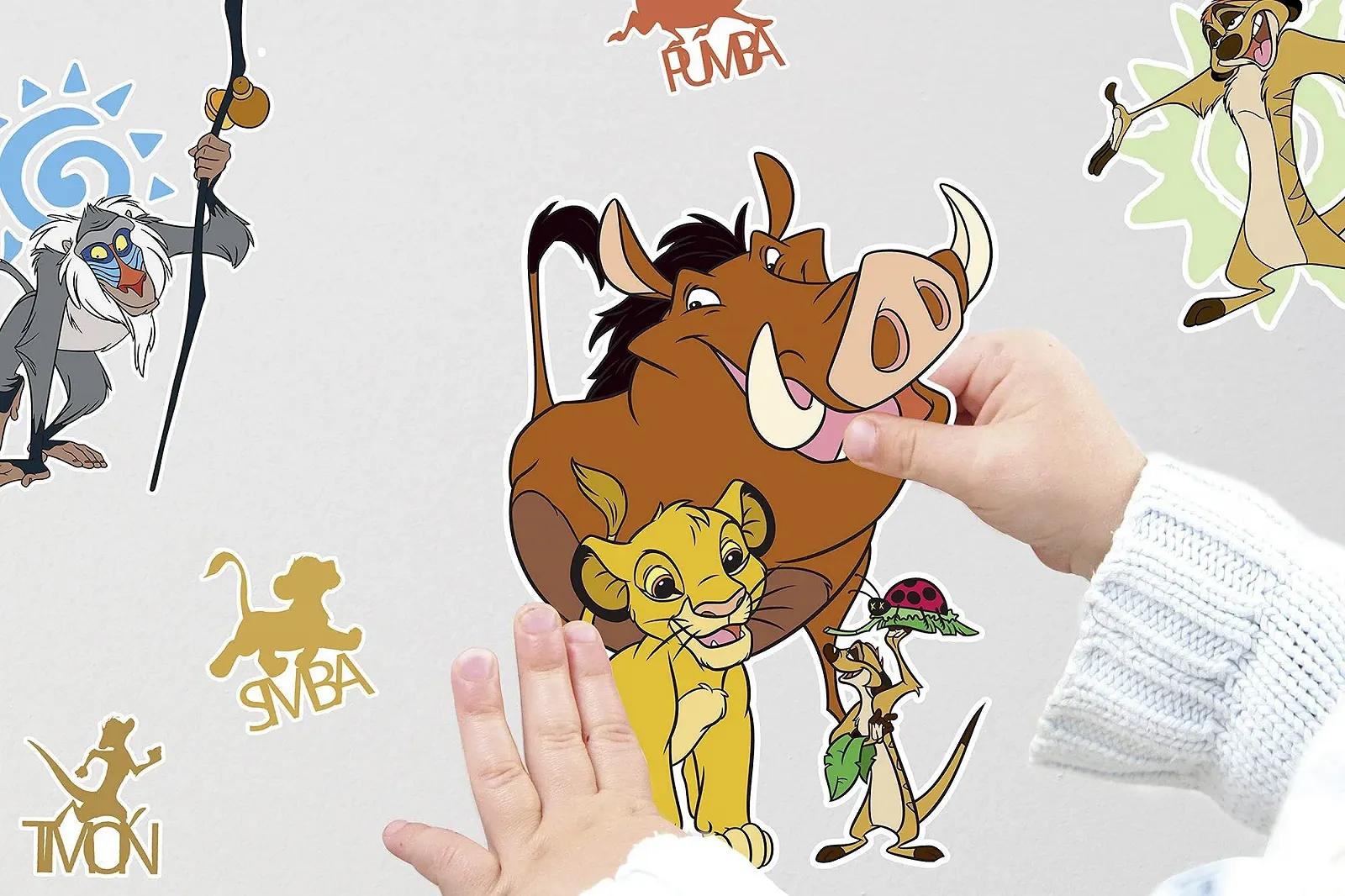 Наклейка на стіну Disney Komar Lion King Circle of Life 50 x 70 см 16 шт., фото №4