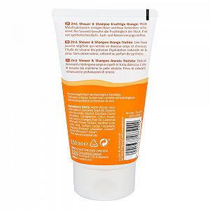 Детский гель Weleda Kids 2 в 1 Shower & Shampoo Fruity Orange 150 мл synthetic.ua - Фото 1
