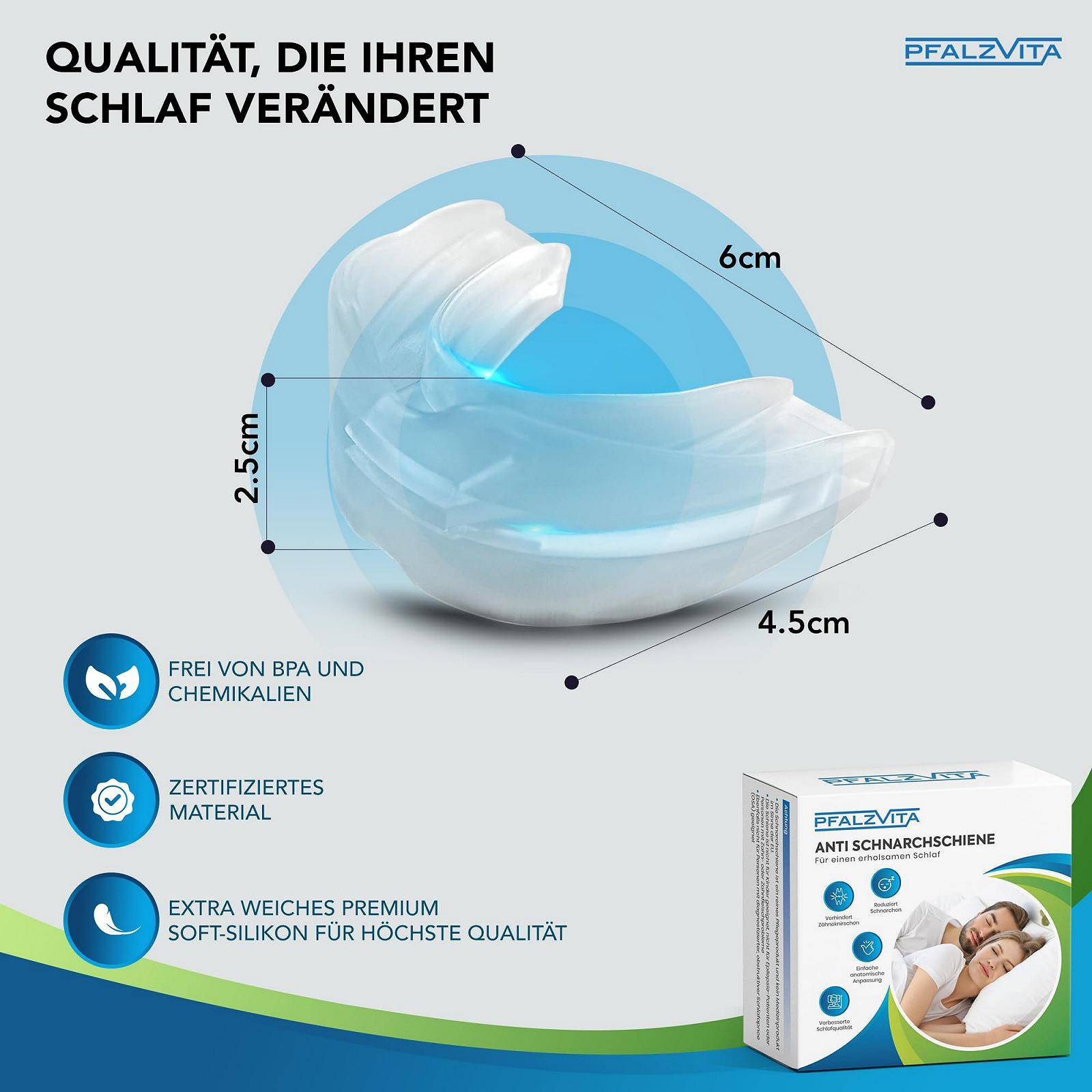 Капа от храпа PFALZVITA, для мужчин и женщин, ночная, фото №4