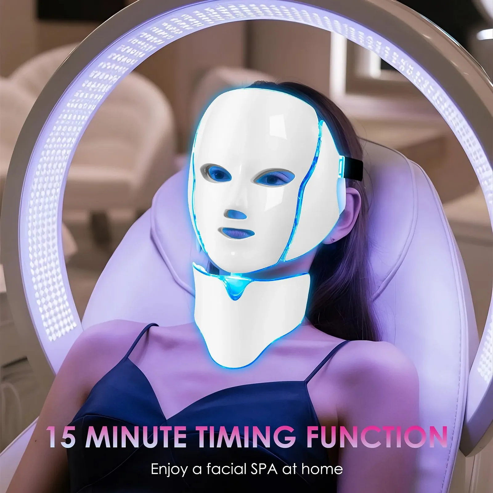 LED Маска для лица JAY SAREES Light-Therapy 7–1 цвета Красный, фото №7 LED Маска для лица JAY SAREES Light-Therapy 7–1 цвета Красный, фото №7