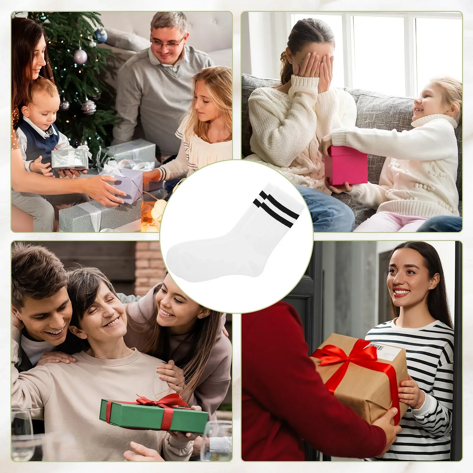 Носки теннисные White Cotton Женские Белый, 6 пар, фото №8